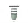 MEPAL termolunchburk Ellipse isolerbehållare för mat Nordic Sage 700 ml 107658094700