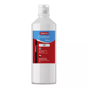 ARISTO Cromar flytande gouache vit 500 ml AR30930