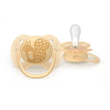 Philips Avent Ultra Soft DECO napp 6-18 månader, 2-pack