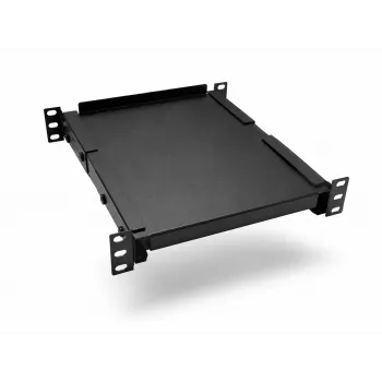 DSIT DS10-FO33 10 tums universell fast botten för 310 mm djupa skåp, 1U, svart