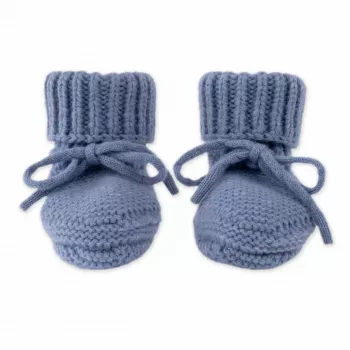 Lodger tofflor Merino Wool baby inomhusskor, Storm, 0-6 månader
