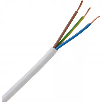HEINRICH KOPP H05VV5-F 3G1,5mm² vit flexibel PVC-kabel 5m 151805840