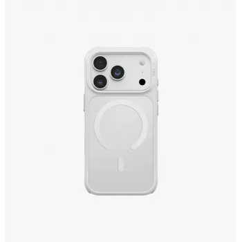 UNIQ Veren MagClick laddningsfodral för iPhone 18 Pro / 17 Pro – Chalk Frost