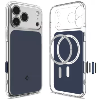 SPIGEN Ultra Hybrid T MagSafe iPhone 17 Pro Max / 18 Pro Max mattsvart blå