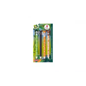 JOLLY gelpenna djurmotiv 0,5 mm blå, 4 st (7005-0005)