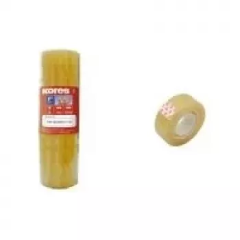 Kores tejp transparent PP 19 mm x 33 m, 8 rullar (K51319)