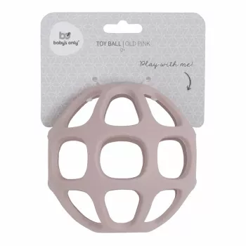 BABY'S ONLY silikonbitring, 0+ månader, gammalrosa