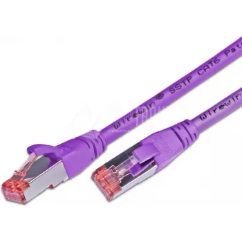 Wirewin Cat6 S/FTP LSOH Patch Cable, RJ45, 20m, Violet PKW-PIMF-KAT6 20.0 VT