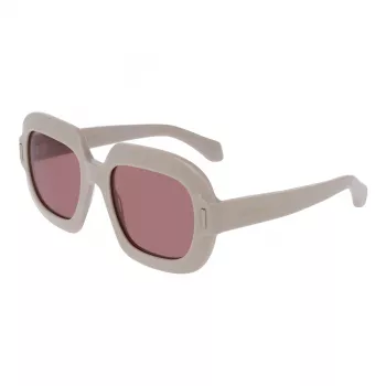 Ferragamo SF2068SE-259 damsolglasögon – Havana-båge, bruna gradientglas, 54 mm