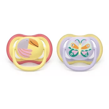 Philips Avent Ultra Air napp 0-6 månader, 2-pack, blå & grön