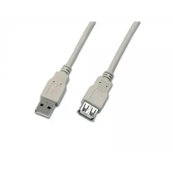 Wirewin USB 2.0 förlängningskabel A hane till A hona 5 m grå USB A-A MF 5.0 GR