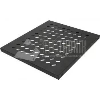 Wirewin SHELF 400 1U BL Rear Cover for Rack Shelf, Black