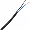 HEINRICH KOPP H03VV-F 2x0,75mm² svart flexibel PVC-kabel 10m 152210845