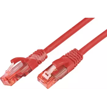 Wirewin Cat6 U/UTP nätverks-patchkabel 10 m röd PKW-UTP-KAT6 10.0 RT
