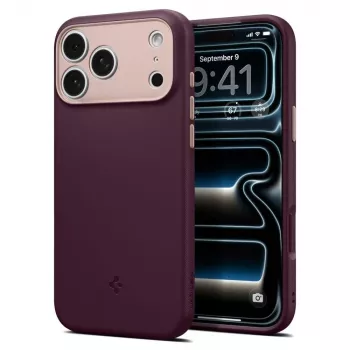 Spigen Nano Pop Mag MagSafe skal för iPhone 18 Pro Max / 17 Pro Max – Burgundy Bean