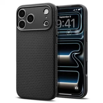 Spigen Liquid Air skal för iPhone 17 Pro / 18 Pro - mattsvart