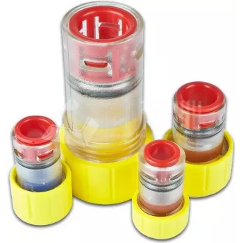 Wirewin Lightwin ändhylsa med kabelgenomföring, Gas-Stop Single-Pull-tätning, 10 mm, 3-6 mm FTTx (DC 10MM OUT 3-6MM)