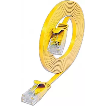 Wirewin Cat.6 U/UTP Slim patchkabel, RJ45, 0,1 m, gul PKW-SLIM-KAT6 0.1 GE