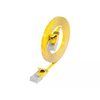 Wirewin Cat.6 U/UTP Slim patchkabel, RJ45, 0,1 m, gul PKW-SLIM-KAT6 0.1 GE