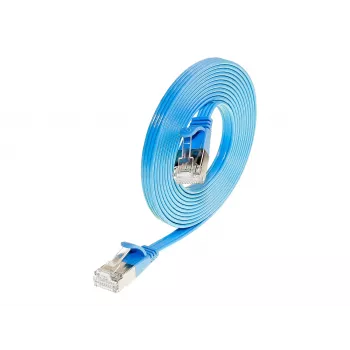 Wirewin Triotronik Cat6 U/FTP Slim patchkabel, 3 m, blå PKW-STP-SLIM-KAT6 3.0 BL
