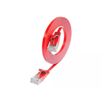 Wirewin Cat.6 Slim Ethernet-patchkabel U/UTP 0,5 m röd PKW-SLIM-KAT6 0.5 RT