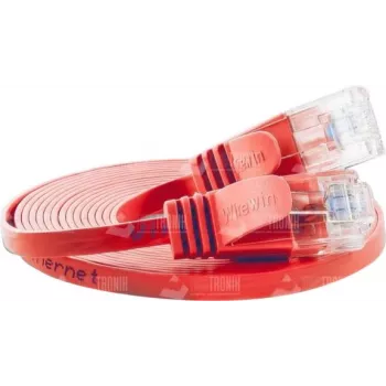 Wirewin Cat.6 Slim patchkabel U/UTP 0,15 m röd PKW-SLIM-KAT6 0.15 RT