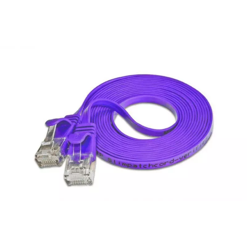 Wirewin SLIM patchkabel U/UTP Cat6 0,75 m violett PKW-SLIM-KAT6 0.75 VT