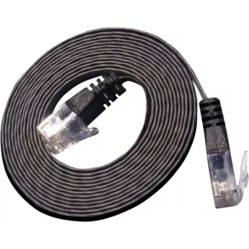 Wirewin Cat.6 Slim Ethernet-patchkabel U/UTP 1,5 m svart PKW-SLIM-KAT6 1.5 SW
