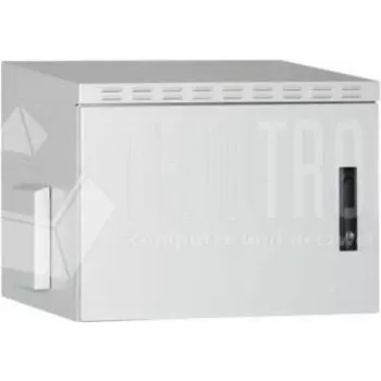 Wirewin IP55 utomhus 19-tums väggskåp, 600x600 mm, 12U, grå (WCAB OUT 600X600X12U)