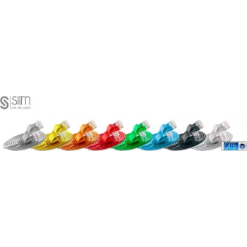 Wirewin SLIM UL6 10 OR - Cat.6 SLIM-Light-kabel, U/UTP, 10 m, orange PKW-LIGHT-K6 10.0 OR