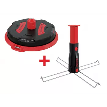 Runpotec Professional Cable Dispenser with Multifunctional Mandrel Set 10174