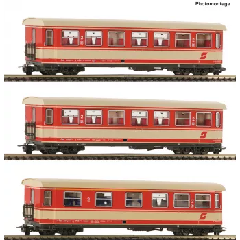 Roco 6240004 H0e 3-delat set ÖBB personvagnar