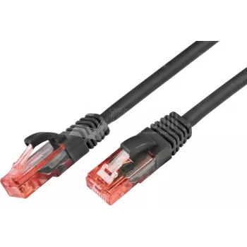 Wirewin PKW-UTP-KAT6 5.0 SW Cat6 U/UTP patchkabel, 5 m, svart