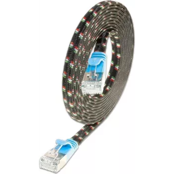 Wirewin SLIM ST6 1 BL - Cat.6 SLIM-Tough kabel, F/FTP, 1,0 m, blå PKW-TOUGH-STP-K6 1.0 BL