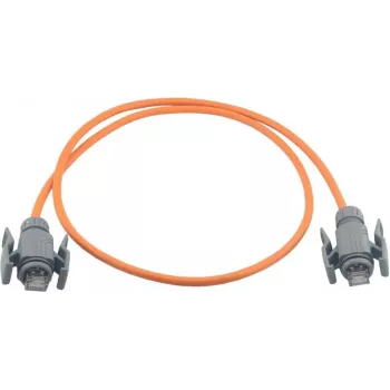 Wirewin Industrial Cat6A S/FTP PUR patchkabel, 10 m, orange, IP67 RJ45 PKW-I2-SF-K6A-PUR 10.0 OR