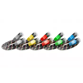 Wirewin SLIM ST6 3 RT - Cat.6 SLIM-Tough patchkabel, F/FTP, 3,0 m, röd PKW-TOUGH-STP-K6 3.0 RT