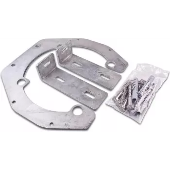 Optotec FOCUS-ODCKIT-WMB Steel Wall Mounting Bracket for FOCUS ODC Round Dome Closures