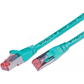 Wirewin CAT6 S/FTP LSOH patchkabel 4 m turkos PKW-PIMF-KAT6 4.0 TK