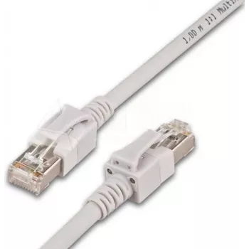 Wirewin PKL-PIMF-KAT6A 1.0 Cat6a S/FTP nätverkskabel, 1 m, grå