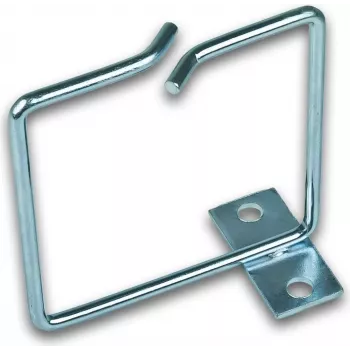 Wirewin metallkabelhanteringsring 80x80 mm, vänstersidigt fäste, svart KFH 80X80 LF/FG