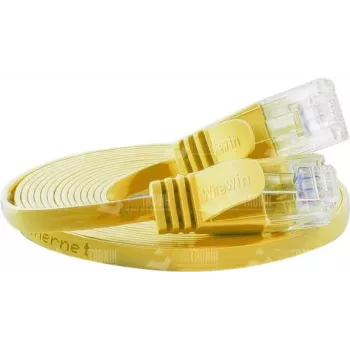 Wirewin Cat.6 U/UTP Slim patchkabel, 0,15 m, gul PKW-SLIM-KAT6 0.15 GE