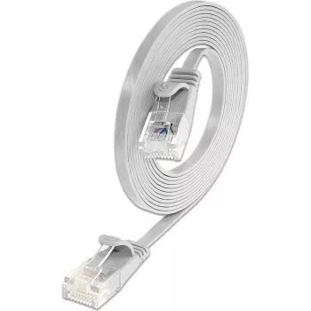 Wirewin Cat.6 U/UTP Slim Ethernet patchkabel, RJ45, 0,25 m, vit PKW-SLIM-KAT6 0.25 WS