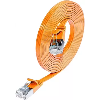 Wirewin SLIM S6 20 OR - Cat.6 SLIM patchkabel, STP (PIMF), 20 m, orange PKW-STP-SLIM-KAT6 20.0 OR