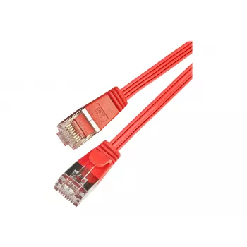 Wirewin Triotronik PKW-STP-SLIM-KAT6 20,0 RT Cat6 U/FTP Slim Ethernet patchkabel, RJ45 kontakt till kontakt, 20 m, svart