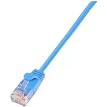 Wirewin Triotronik PKW-LIGHT-K6 1.0 BL Cat6 UTP Ethernet patchkabel, RJ45 kontakt till kontakt, 1 m, blå