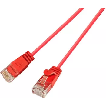 Wirewin SLIM UL6 2 RT - Cat.6 Slim-Light-kabel, U/UTP, 2,0 m, röd (PKW-LIGHT-K6 2.0 RT)