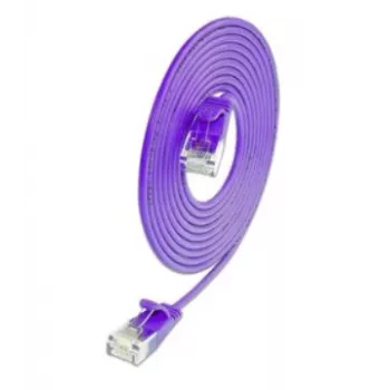 Wirewin SLIM KAT6A 10 Gigabit Light patchkabel, U/UTP, Ø 3,6 mm, violett, 1,5 m SLIM-L-UU-K6A 1.5 VT