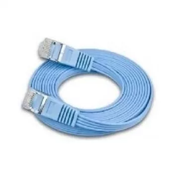Wirewin Triotronik Cat 6 U/FTP Slim patchkabel, 20 m, RJ-45 kontakt till kontakt, blå PKW-STP-SLIM-KAT6 20.0 BL