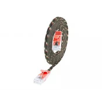 Wirewin PKW-TOUGH-K6 10.0 RT - Cat.6 Slim Tough-patchkabel, U/UTP, 10 m, röd