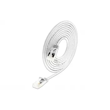 Wirewin SLIM-LS-K6A 2.0 WT 60 Cat.6A U/FTP Slim Ethernet-patchkabel, 2 m, vit, 60-pack